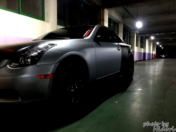 인피니티 g35쿠페 랩핑 DIY 2