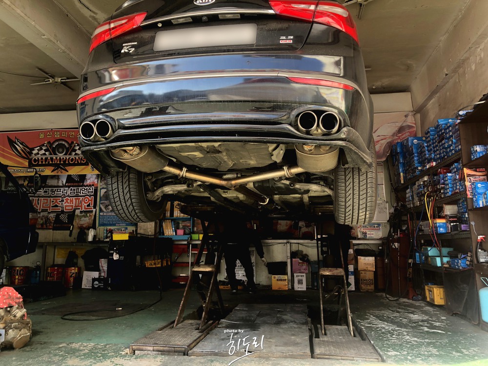 더뉴 K7 엔진오일 교체와 중국 SUV 켄보600 실사