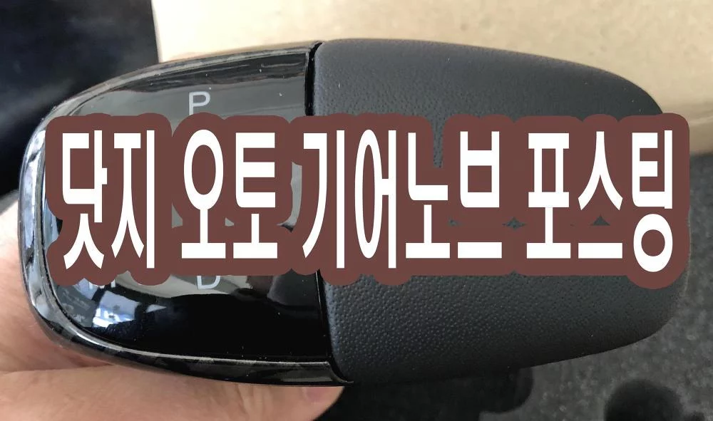인피니티 닷지 스타일 오토 기어노브 크라이슬러 닷지 기어봉 오토매틱 닷지감성