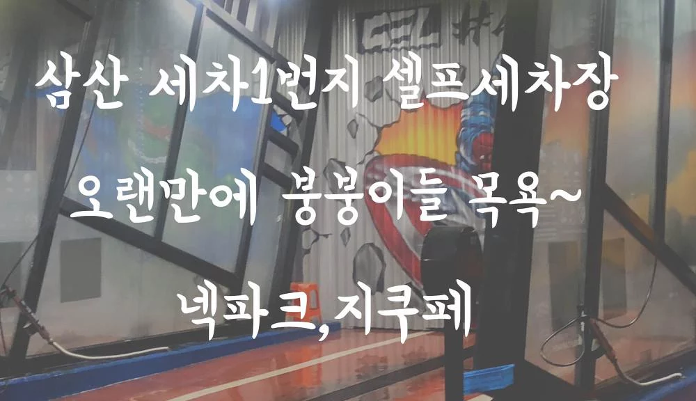 삼산동 세차1번지 셀프세차장 ~ 반년만에 세차 오랜만에 디테일링~ 더 넥스트 스파크 인피니티 G35znvpo