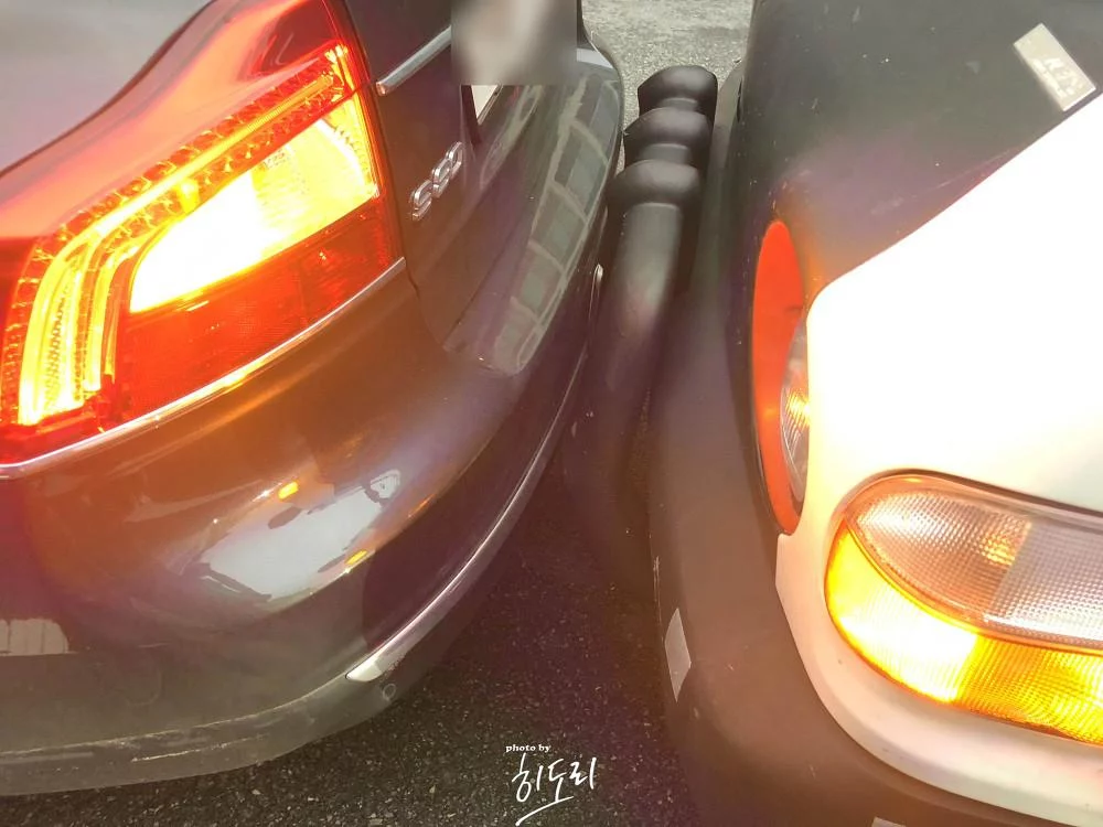 오랜만에 뉴포터 접촉사고! 볼보보다 강한 포터! 인피니티 G쿠페 물피도주 사건!