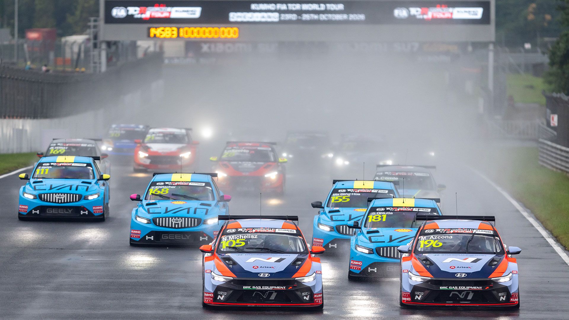 아반떼 N TCR, TCR 월드투어 7라운드 중국서 2승 — 마카오 최종전 챔피언 판도 정리