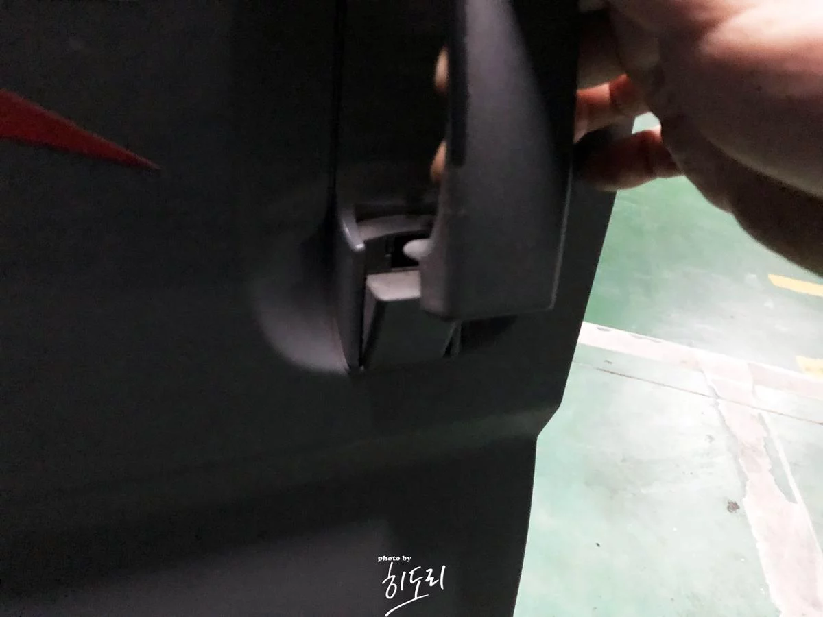 봉고3 더블캡 도어캐치 외캐치 교환 DIY