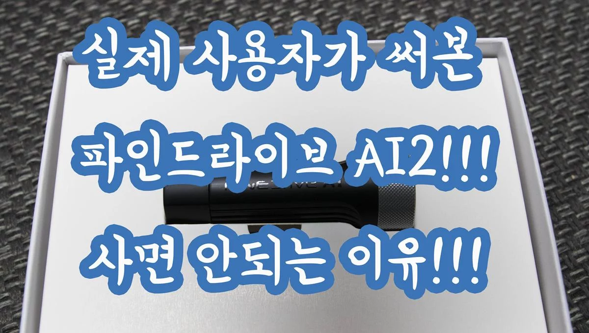 실제 사용자가 써본 파인드라이브 AI2! 오류투성이 연결끊어짐