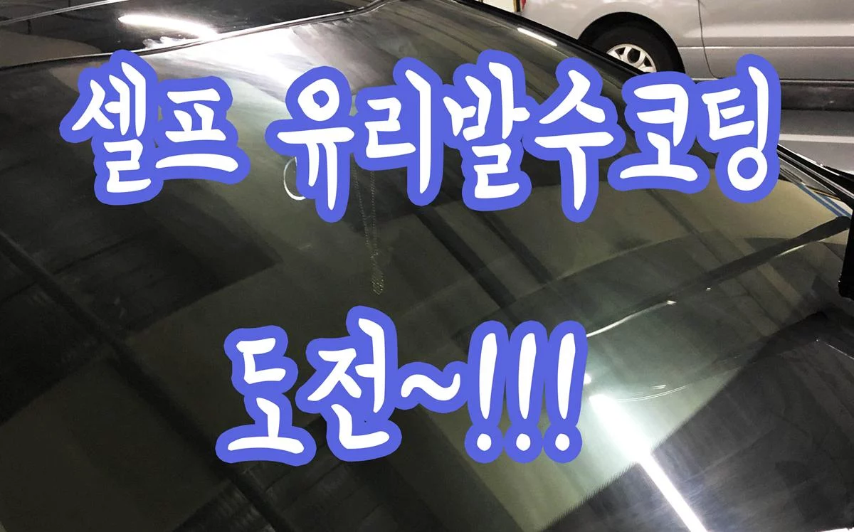 스팅어 마이스터 – 셀프 유리발수코팅 DIY 센샤 윈도우 크리스탈 작업 후기