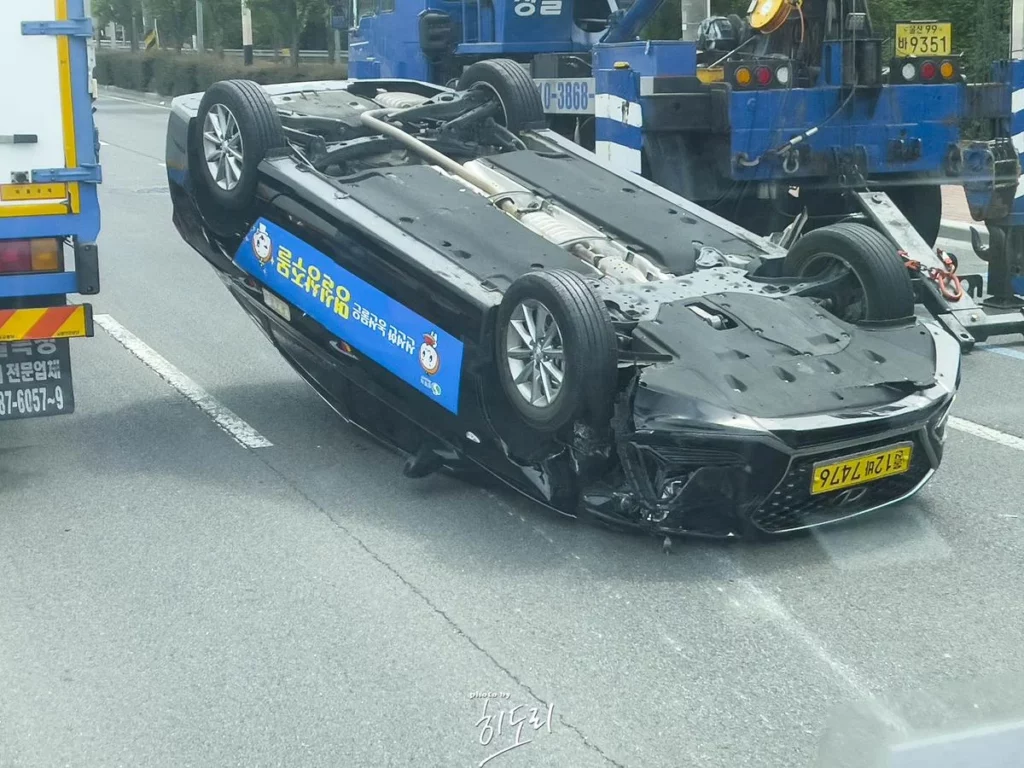 스팅어 사고! 부산 기아 사업소 & 삼성화재 환상적인 콜라보 수리거부